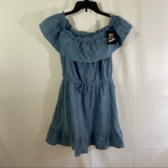 Art Class Girls Off Shoulder Tassel Waits Midi Dress - Picture 1 of 3